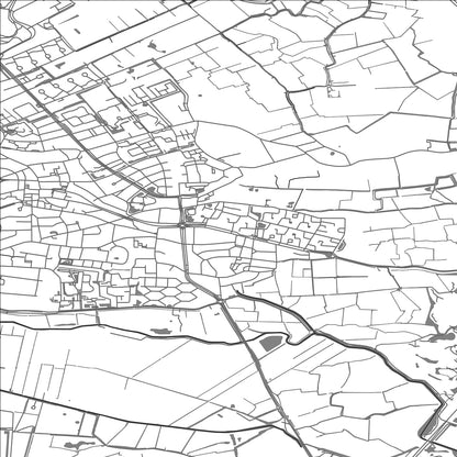 ROAD MAP OF BERGEN, NETHERLANDS BY MAPBAKES