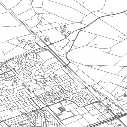 ROAD MAP OF BEST, NETHERLANDS BY MAPBAKES