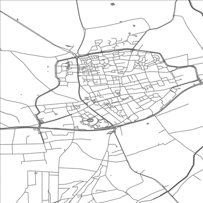 ROAD MAP OF BLADEL, NETHERLANDS BY MAPBAKES