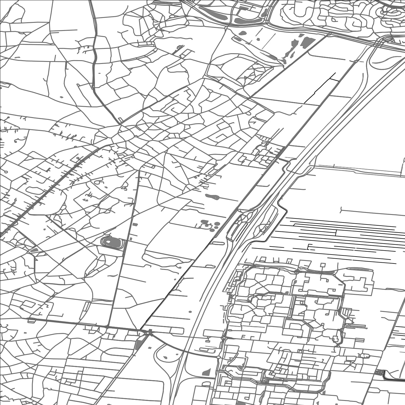 ROAD MAP OF BLARICUM, NETHERLANDS BY MAPBAKES