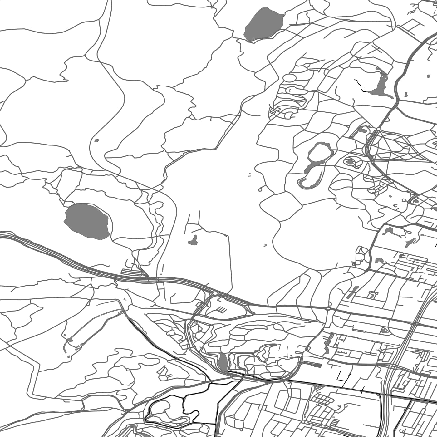 ROAD MAP OF BLOEMENDAAL, NETHERLANDS BY MAPBAKES