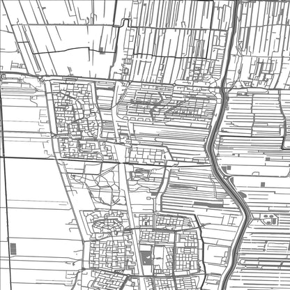 ROAD MAP OF BOSKOOP, NETHERLANDS BY MAPBAKES
