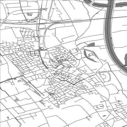 ROAD MAP OF BOXMEER, NETHERLANDS BY MAPBAKES