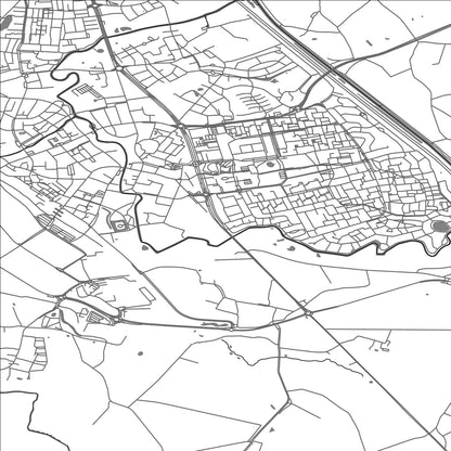 ROAD MAP OF BOXTEL, NETHERLANDS BY MAPBAKES