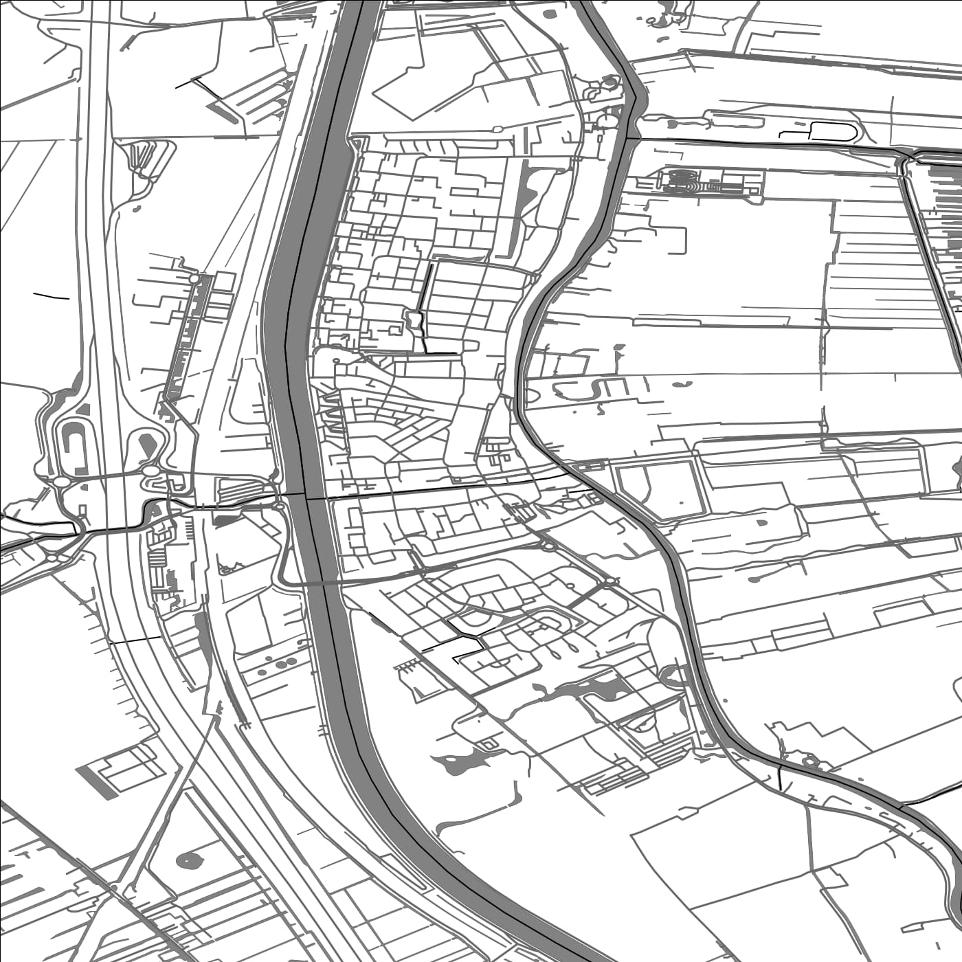 ROAD MAP OF BREUKELEN, NETHERLANDS BY MAPBAKES