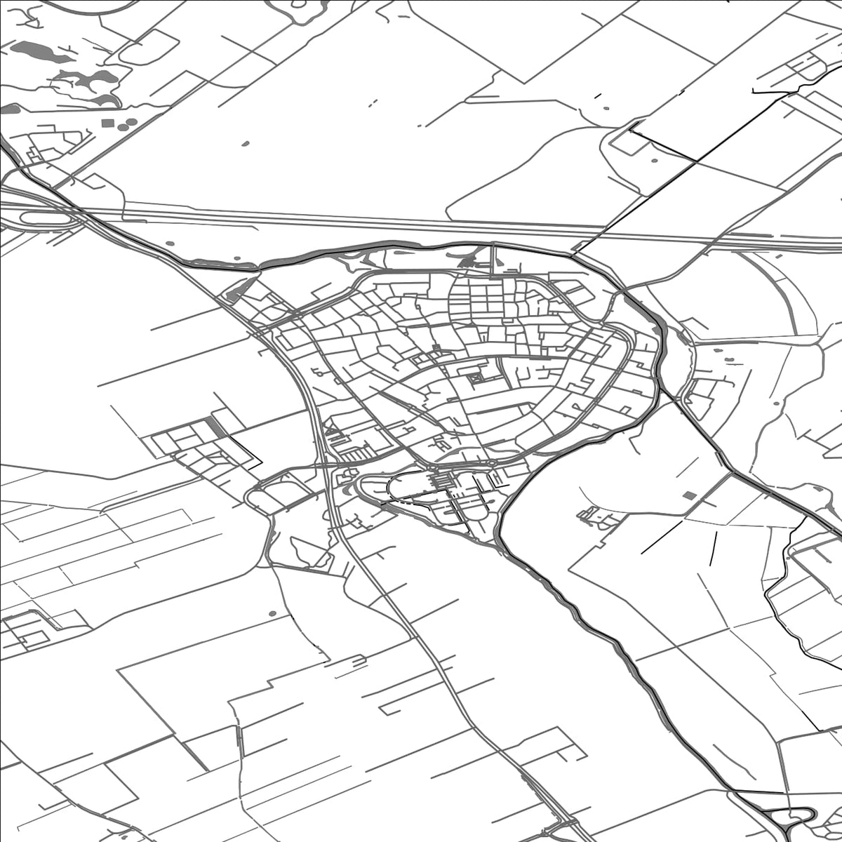 ROAD MAP OF BUNNIK, NETHERLANDS BY MAPBAKES