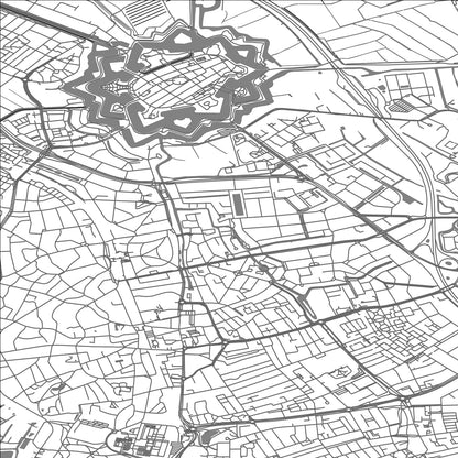 ROAD MAP OF BUSSUM, NETHERLANDS BY MAPBAKES