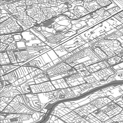 ROAD MAP OF CAPELLE AAN DEN IJSSEL, NETHERLANDS BY MAPBAKES
