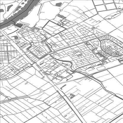 ROAD MAP OF CULEMBORG, NETHERLANDS BY MAPBAKES