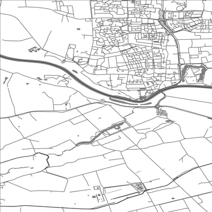 ROAD MAP OF DALFSEN, NETHERLANDS BY MAPBAKES