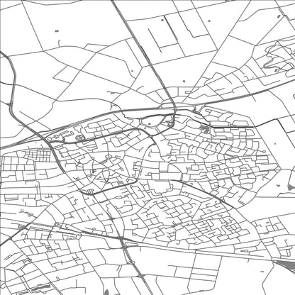 ROAD MAP OF DEURNE, NETHERLANDS BY MAPBAKES