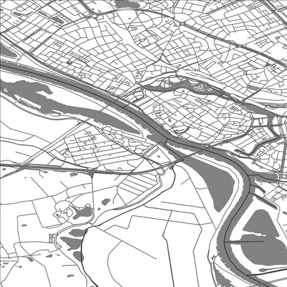 ROAD MAP OF DEVENTER, NETHERLANDS BY MAPBAKES