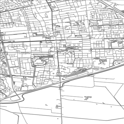 ROAD MAP OF DRACHTEN, NETHERLANDS BY MAPBAKES