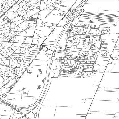 ROAD MAP OF EEMNES, NETHERLANDS BY MAPBAKES