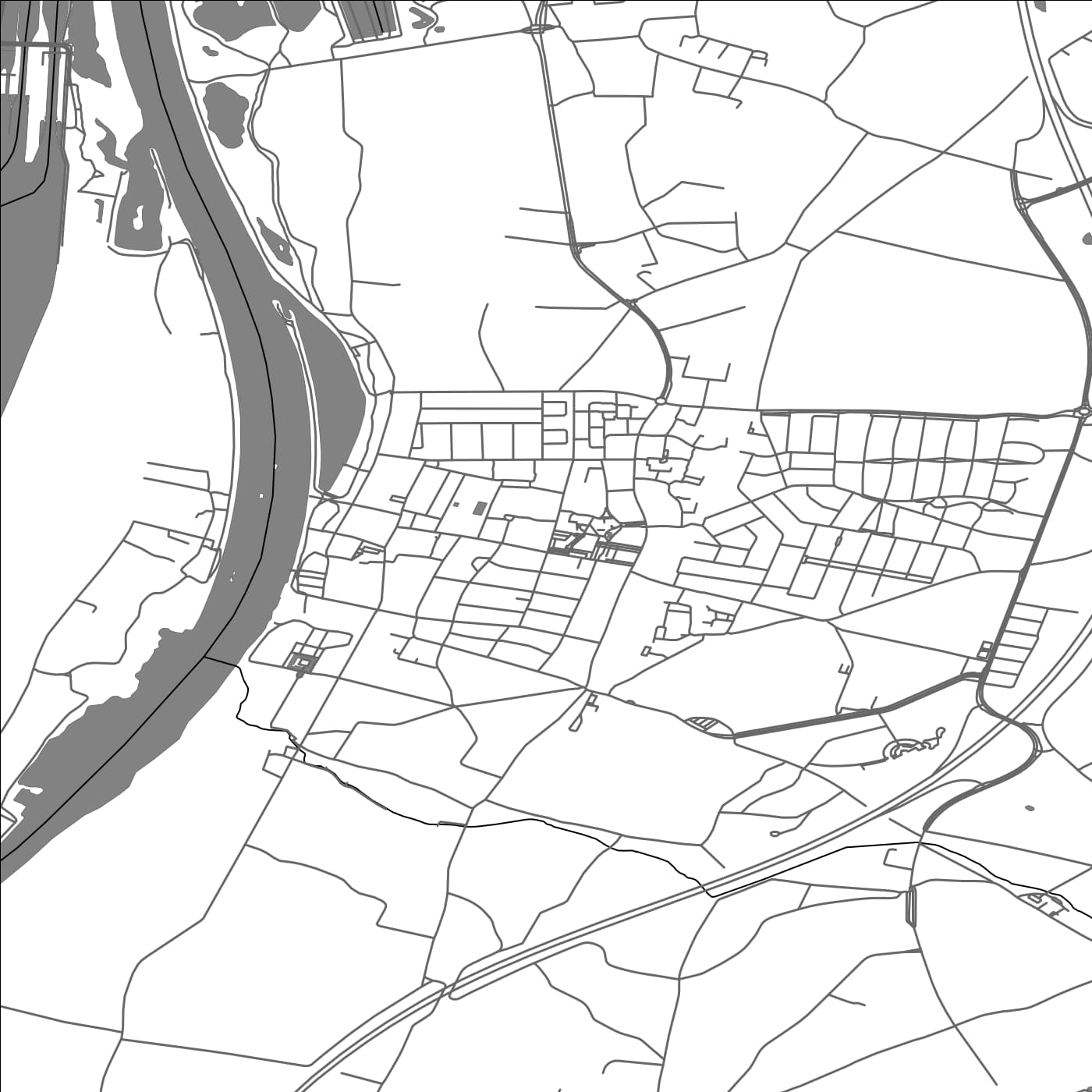 ROAD MAP OF EIJSDEN, NETHERLANDS BY MAPBAKES