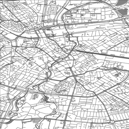 ROAD MAP OF EINDHOVEN, NETHERLANDS BY MAPBAKES