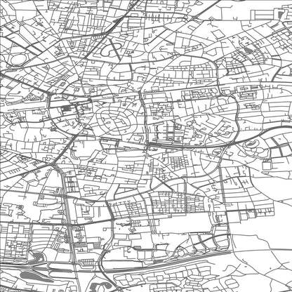 ROAD MAP OF ENSCHEDE, NETHERLANDS BY MAPBAKES