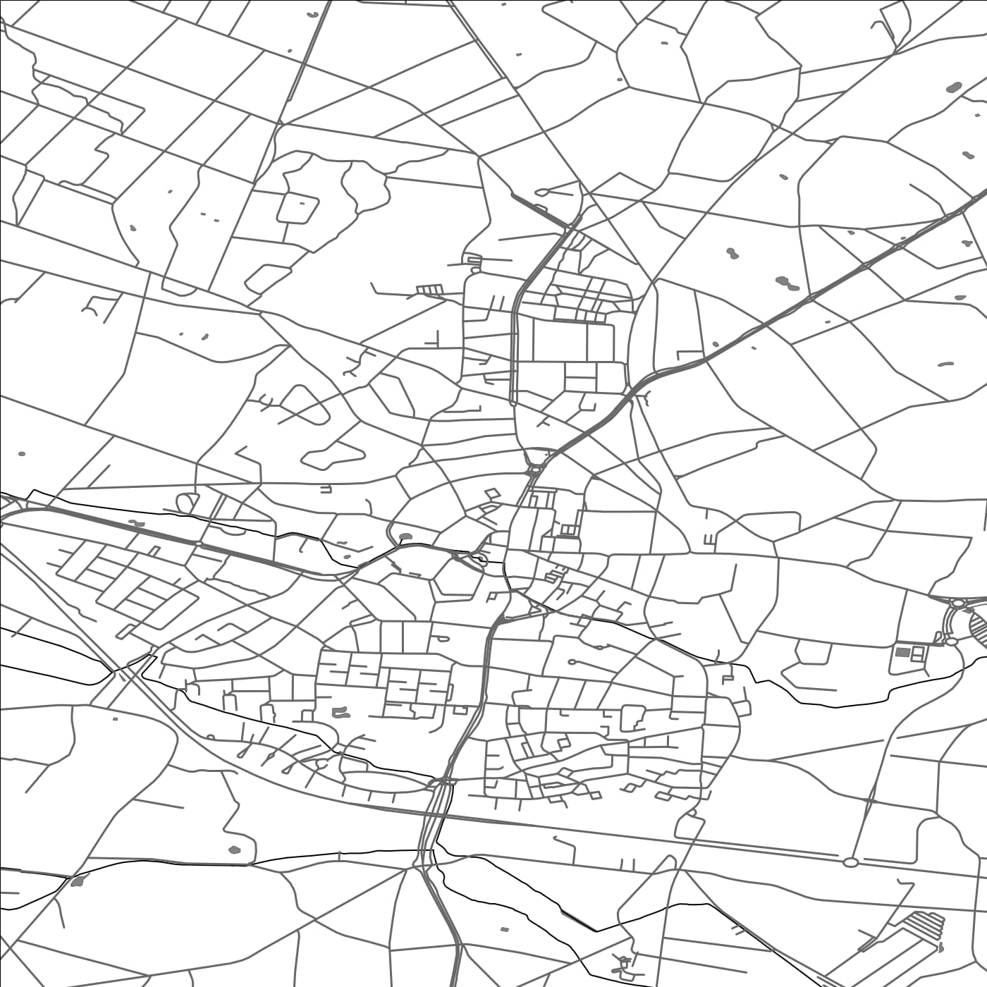 ROAD MAP OF EPE, NETHERLANDS BY MAPBAKES