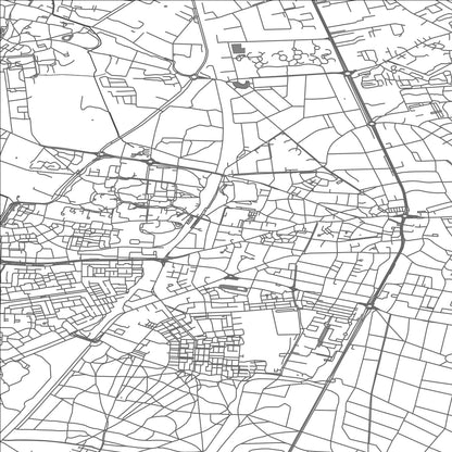 ROAD MAP OF ERMELO, NETHERLANDS BY MAPBAKES