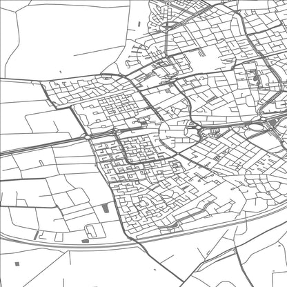 ROAD MAP OF ETTEN-LEUR, NETHERLANDS BY MAPBAKES