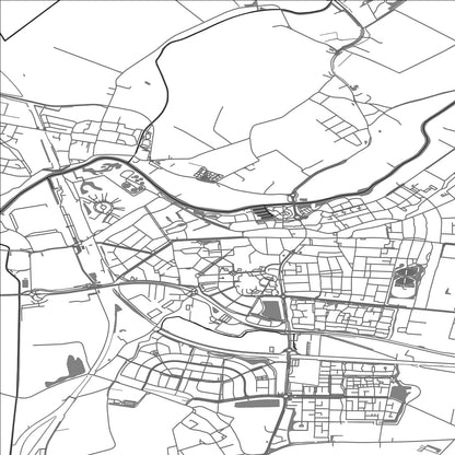 ROAD MAP OF GELDERMALSEN, NETHERLANDS BY MAPBAKES