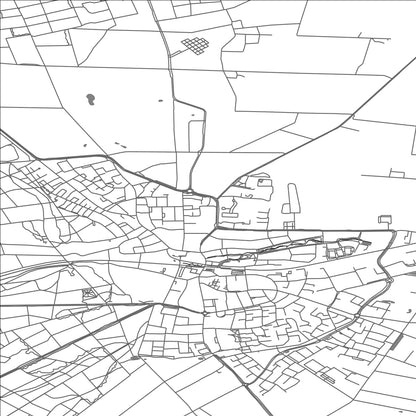 ROAD MAP OF GROESBEEK, NETHERLANDS BY MAPBAKES