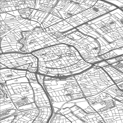 ROAD MAP OF GRONINGEN, NETHERLANDS BY MAPBAKES