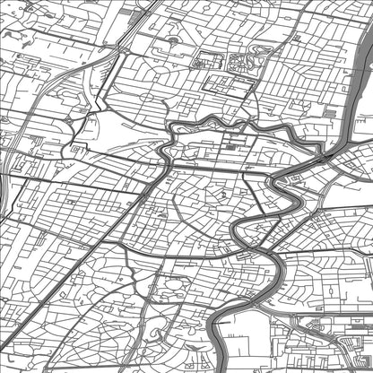 ROAD MAP OF HAARLEM, NETHERLANDS BY MAPBAKES