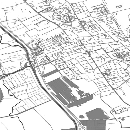 ROAD MAP OF HAREN, NETHERLANDS BY MAPBAKES