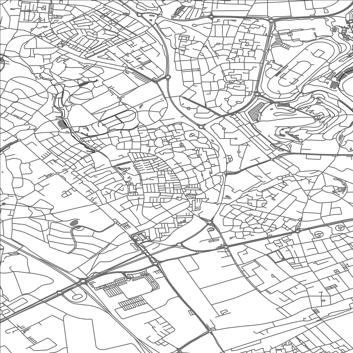 ROAD MAP OF HEERLERBAAN, NETHERLANDS BY MAPBAKES