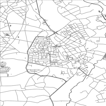 ROAD MAP OF HEEZE, NETHERLANDS BY MAPBAKES
