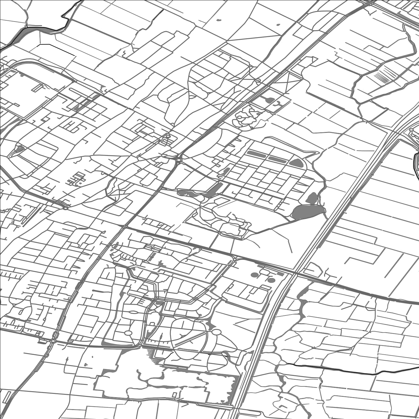 ROAD MAP OF HEILOO, NETHERLANDS BY MAPBAKES