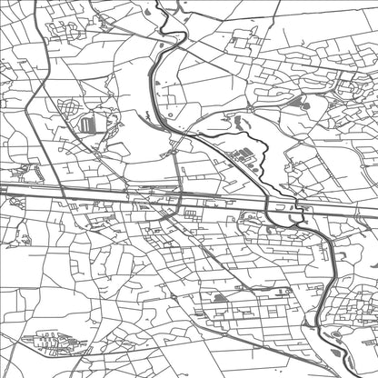 ROAD MAP OF HELLENDOORN, NETHERLANDS BY MAPBAKES