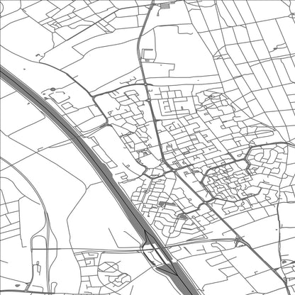 ROAD MAP OF HEUMEN, NETHERLANDS BY MAPBAKES