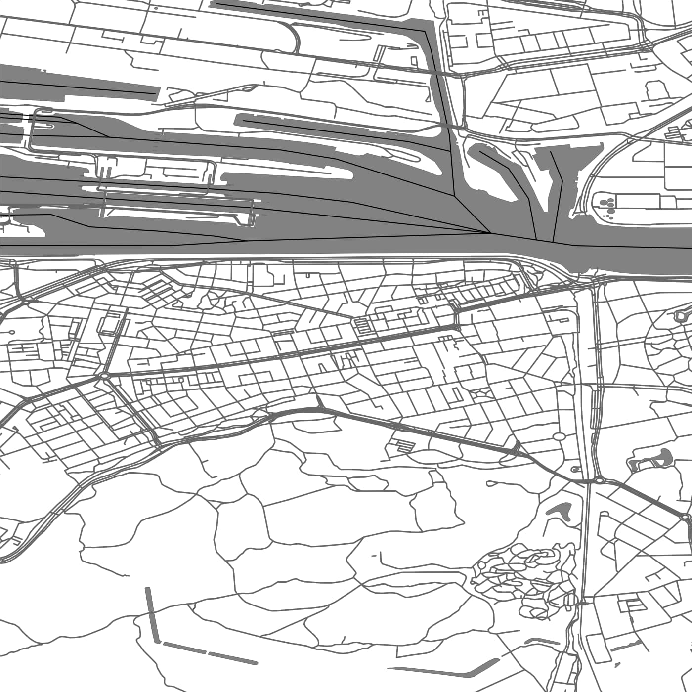 ROAD MAP OF IJMUIDEN, NETHERLANDS BY MAPBAKES