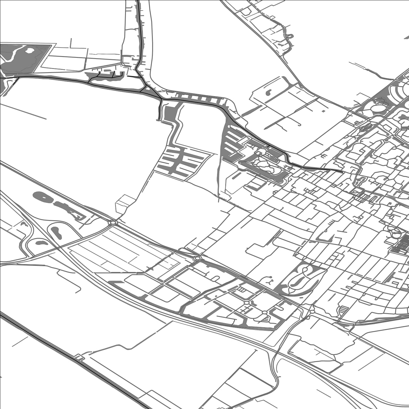 ROAD MAP OF JOURE, NETHERLANDS BY MAPBAKES