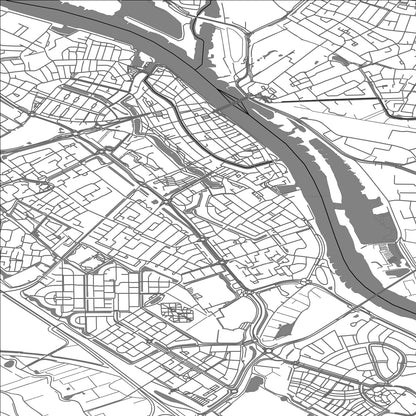 ROAD MAP OF KAMPEN, NETHERLANDS BY MAPBAKES