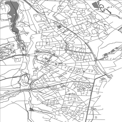 ROAD MAP OF KERKRADE, NETHERLANDS BY MAPBAKES