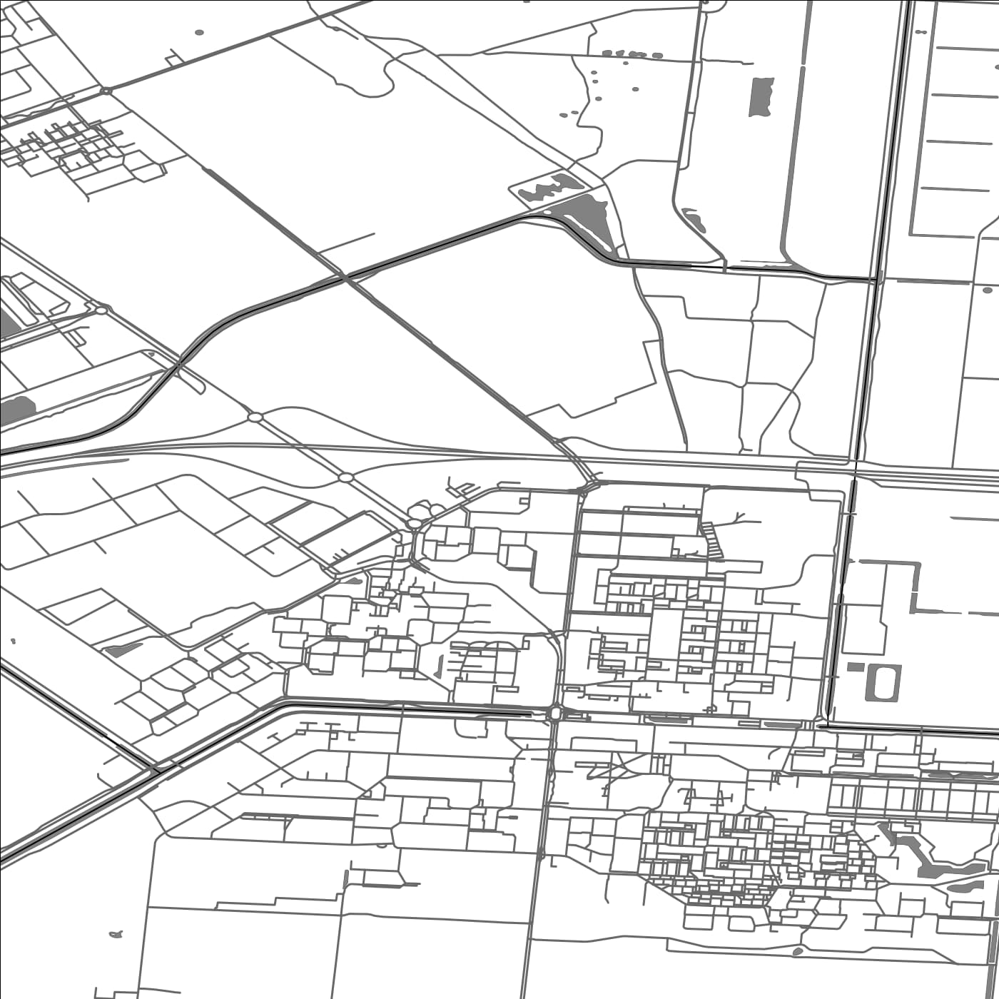 ROAD MAP OF KLAZIENAVEEN, NETHERLANDS BY MAPBAKES