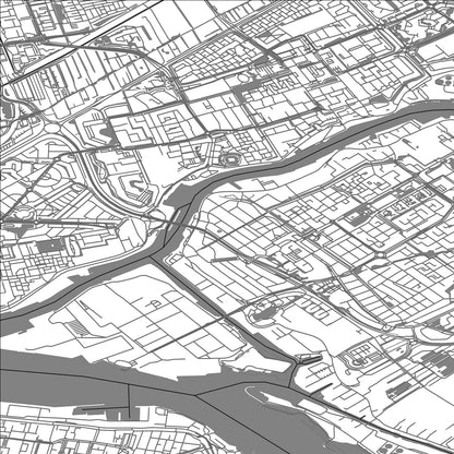 ROAD MAP OF KRIMPEN AAN DEN IJSSEL, NETHERLANDS BY MAPBAKES