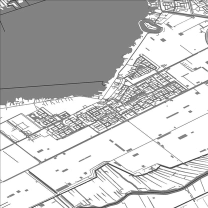 ROAD MAP OF KUDELSTAART, NETHERLANDS BY MAPBAKES