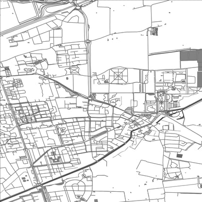 ROAD MAP OF LEEK, NETHERLANDS BY MAPBAKES