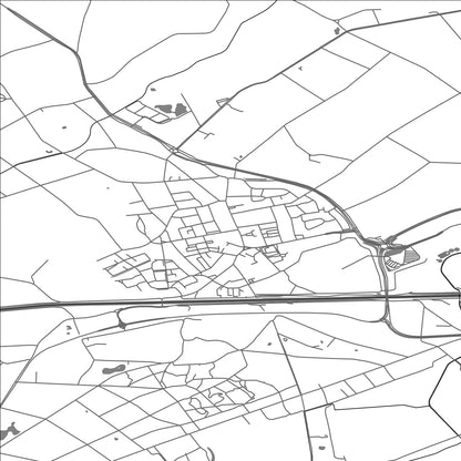 ROAD MAP OF LIESHOUT, NETHERLANDS BY MAPBAKES