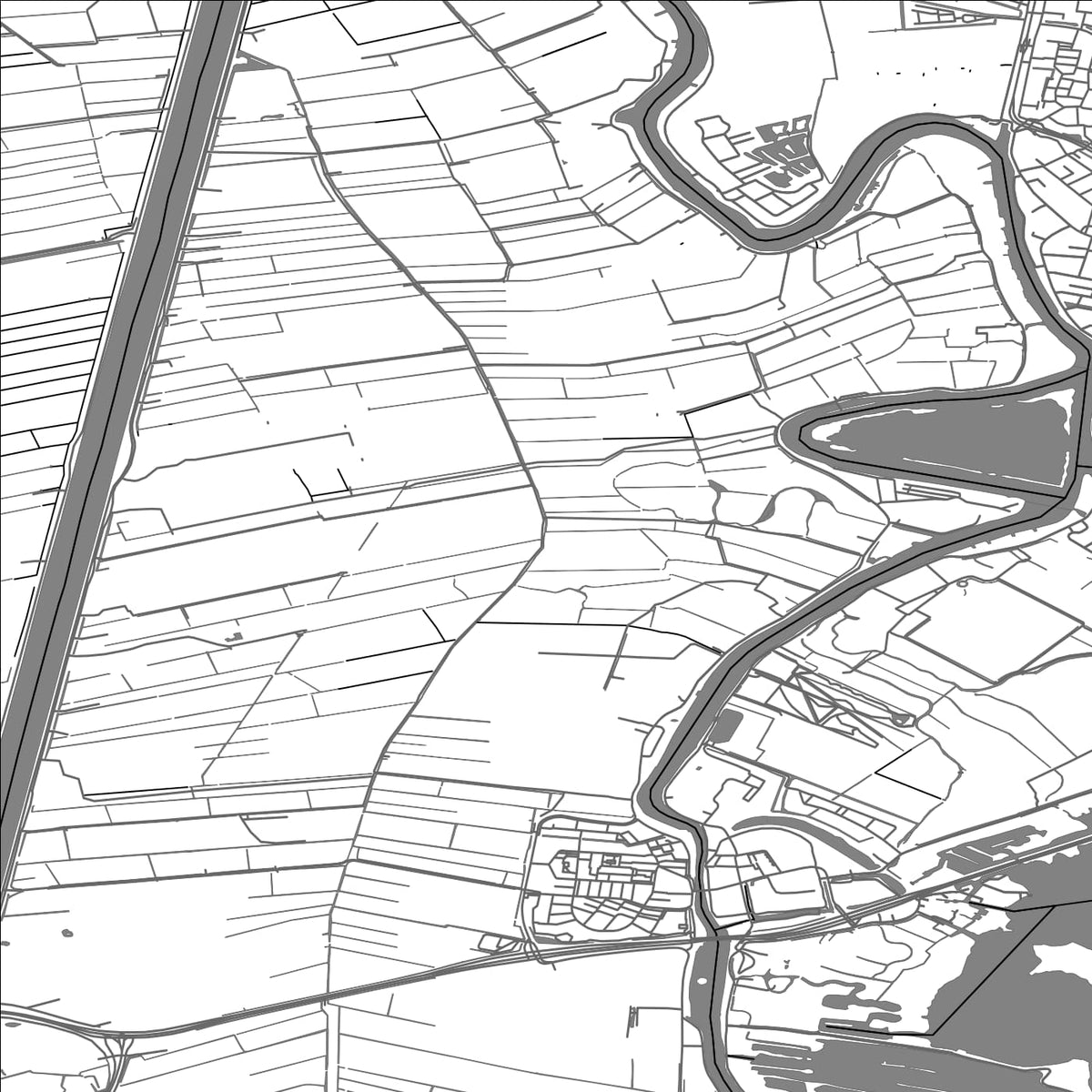 ROAD MAP OF LOENEN, NETHERLANDS BY MAPBAKES