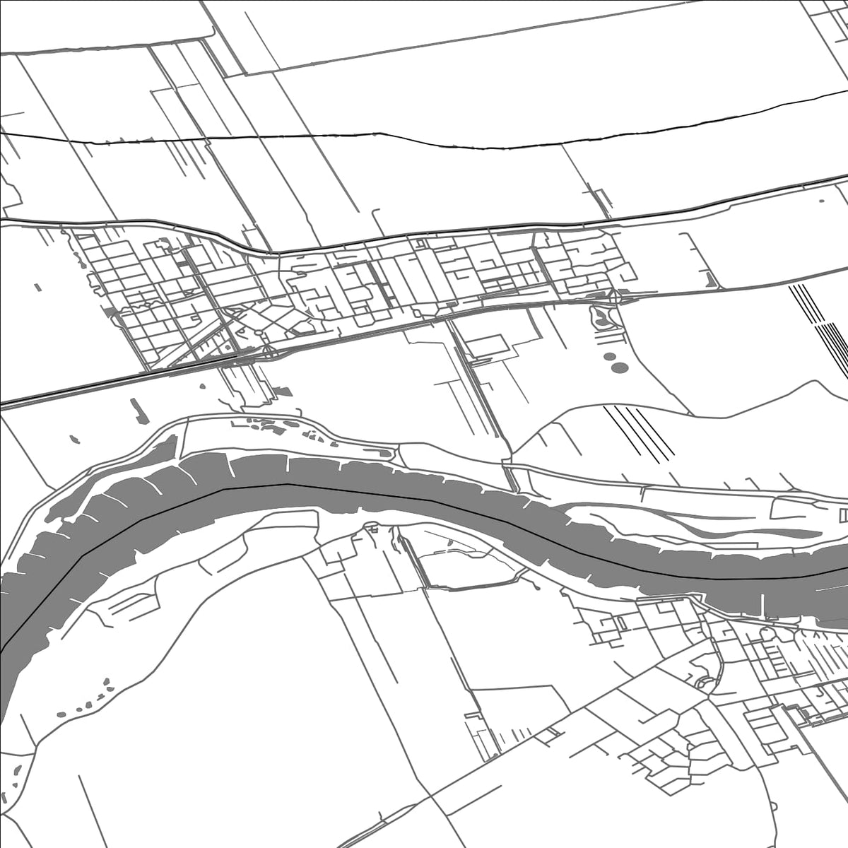 ROAD MAP OF LOPIK, NETHERLANDS BY MAPBAKES