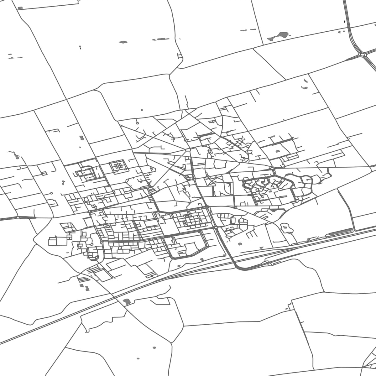 ROAD MAP OF MADE, NETHERLANDS BY MAPBAKES