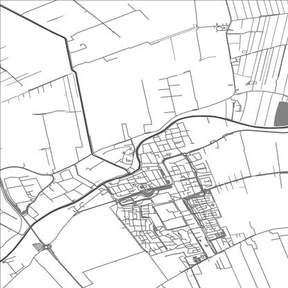 ROAD MAP OF MONTFOORT, NETHERLANDS BY MAPBAKES