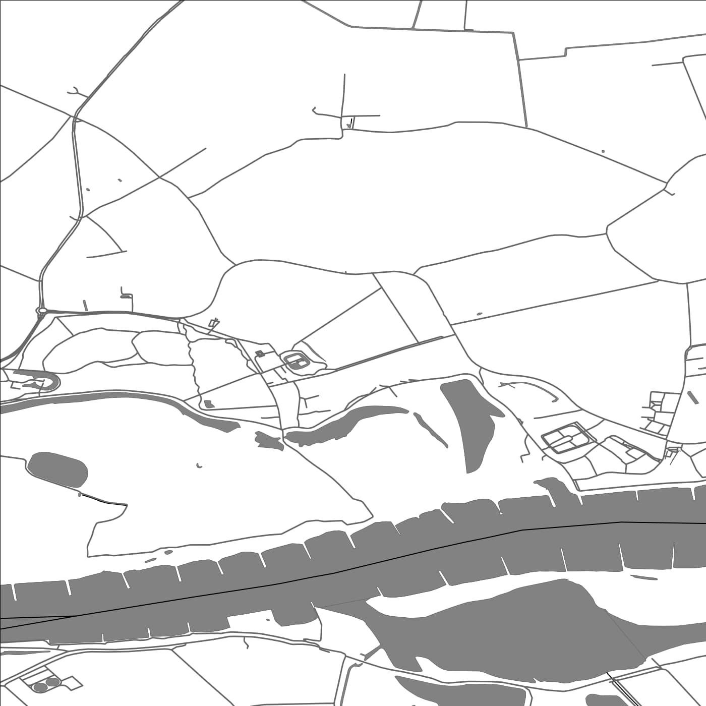 ROAD MAP OF NEERIJNEN, NETHERLANDS BY MAPBAKES