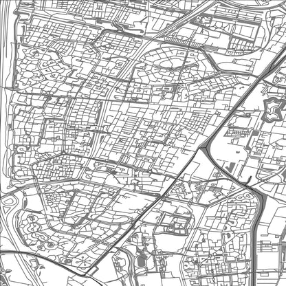 ROAD MAP OF NIEUWEGEIN, NETHERLANDS BY MAPBAKES