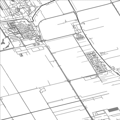 ROAD MAP OF NIEUWKOOP, NETHERLANDS BY MAPBAKES